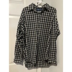 Polo Ralph Lauren Dress Shirt Mens‎ Blake Button Up Long Sleeve Large Plaid